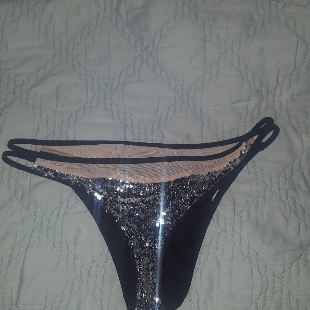 !ASOS Sequin bikini swim bottoms